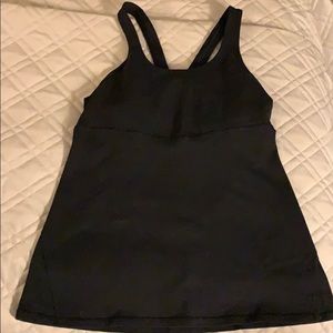 BLACK lululemon workout tank